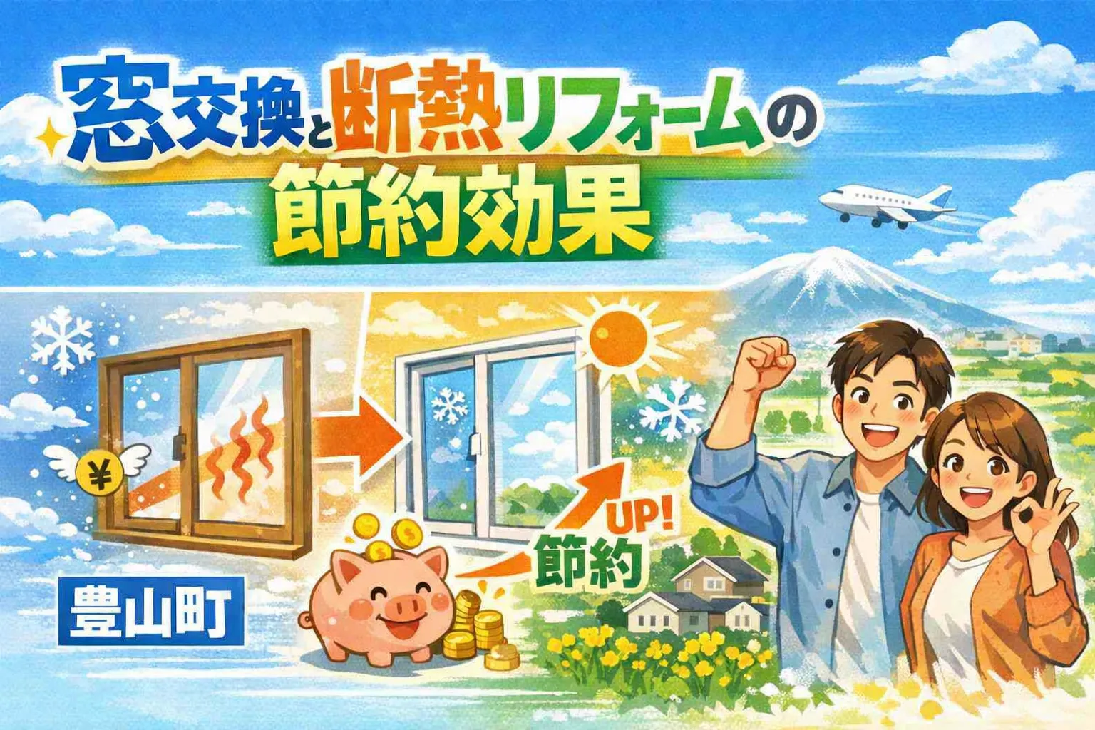 豊山町で進める窓交換と断熱リフォームの節約効果