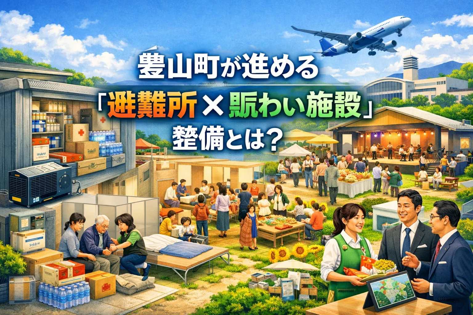 豊山町が進める「避難所×賑わい施設」整備とは?